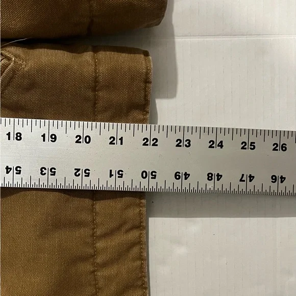 Vintage Carhartt Women M Detroit Jacket Sherpa Lined Wj097 Cml Brown Tan Y2k - Picture 6 of 14